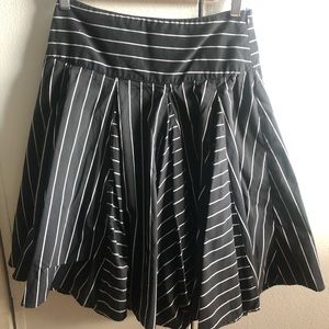 Zara Striped A line skirt, mid length